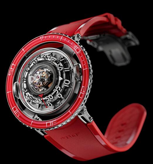 MB&F HOROLOGICAL MACHINE N7 AQUAPOD PLATINUM RED 70.PBL.B Replica Watch